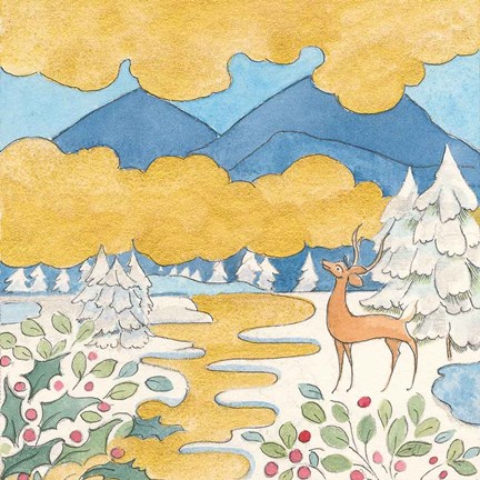 Framed Riverside IV Print