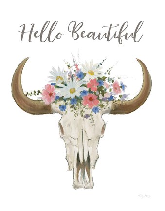 Framed Bohemian Rising II Beautiful Print