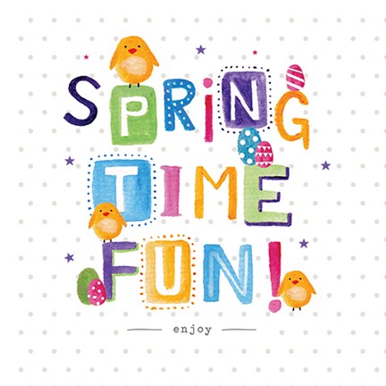 Framed Spring Time Fun Print