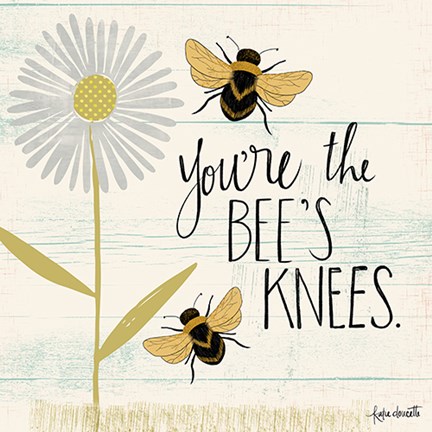 Framed Bee&#39;s Knees Print