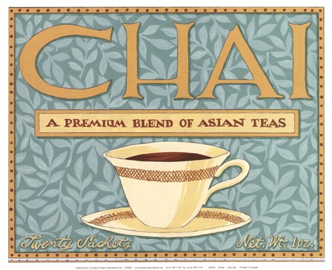 Framed Chai Tea Print