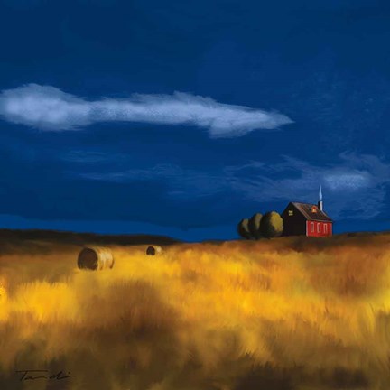 Framed My House Print