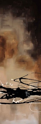 Framed Tobacco and Chocolate I Print