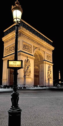 Framed Paris Nights I Print