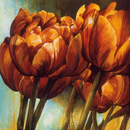 Framed Floral Radiance I Print