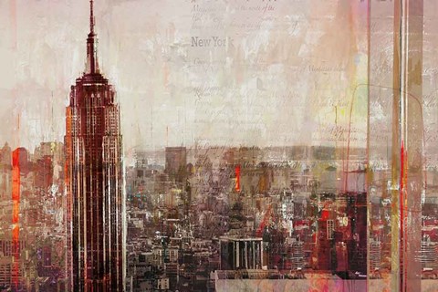 Framed Shades of New York Print