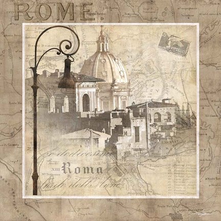 Framed When in Rome Print