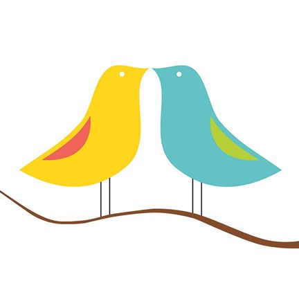 Framed Songbirds IV Print