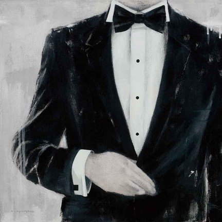 Framed Black Tie Optional Print