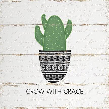 Framed Grow with Grace Print