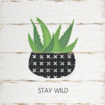 Framed Stay Wild Print