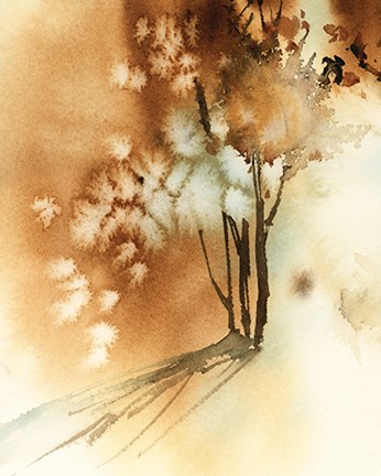 Framed Autumn Rust Print