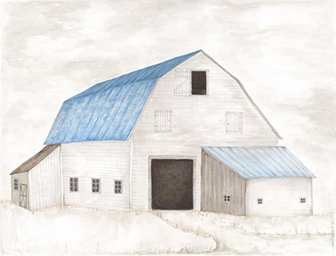 Framed Barn III Print