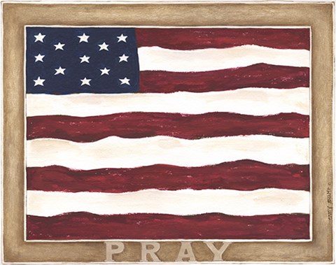 Framed US Pray Print
