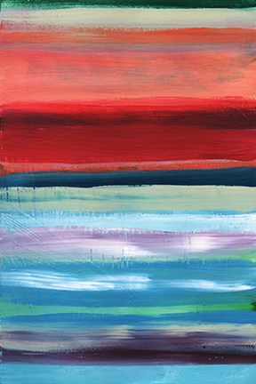 Framed Pueblo Stripes Print