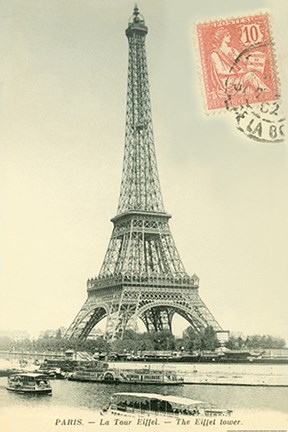 Framed Tower Stamped Print