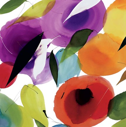 Framed Melody of Color II Print