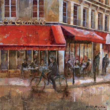 Framed La Comte Paris Print