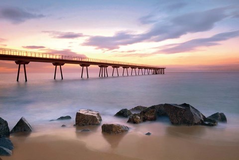 Framed Pier Print