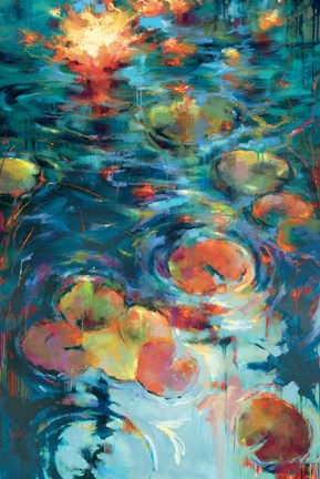 Framed Dancing on Water Print