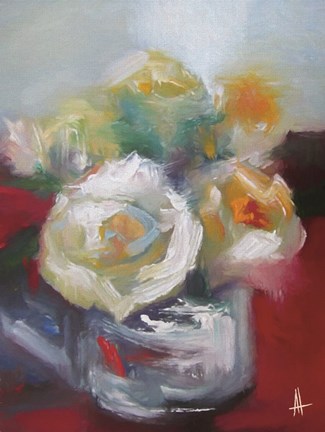 Framed Wild Roses II Print