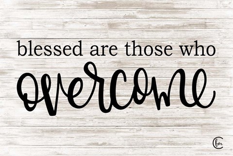 Framed Overcome Print