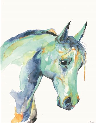 Framed River I Print