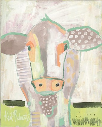 Framed Moo Series: Laverne Print