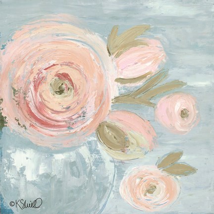 Framed Joyful Blooms Print