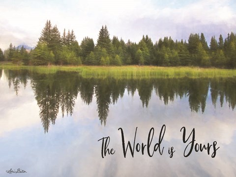 Framed World is Yours Print