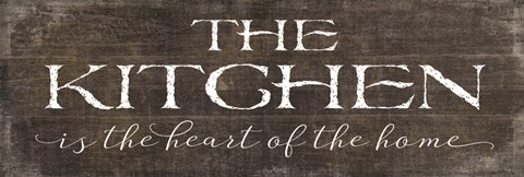 Framed Kitchen is the Heart of the Home Print