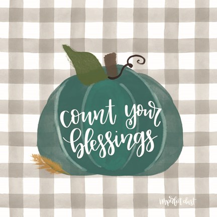 Framed Count Your Blessing Print