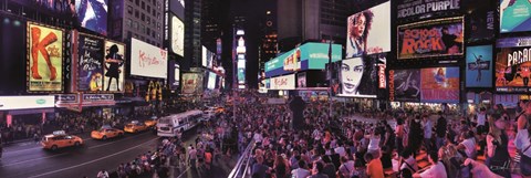 Framed Times Square Print