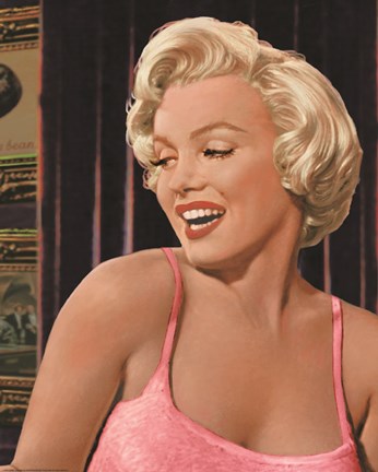 Framed Marilyn&#39;s Call IV Print