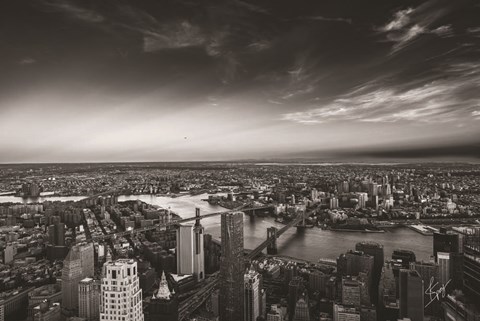 Framed Peace Above Print