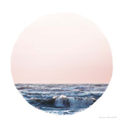 Framed Coastal Colors II Print