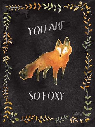 Framed Woodland Whimsy VIII Black Print