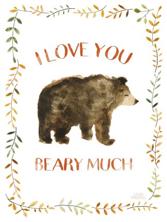 Framed Woodland Whimsy VII Print