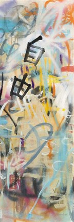 Framed Graffiti Freedom Panel II Print