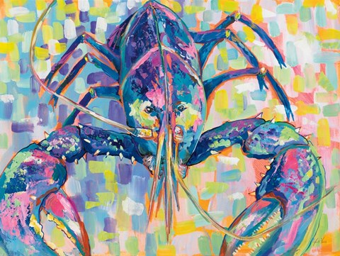 Framed Lilly Lobster II Print