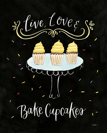 Framed Sweet Life II Dark Print