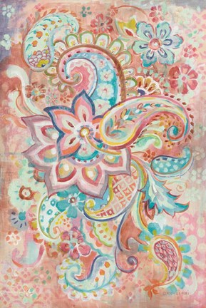 Framed Paisley Galore Print