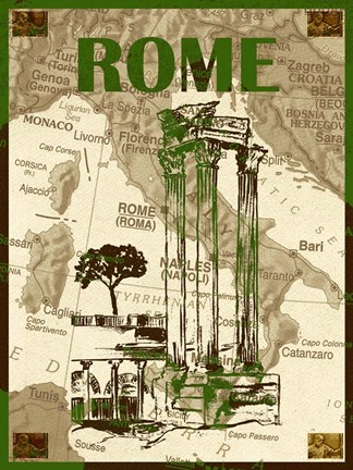 Framed City Stops IV Print