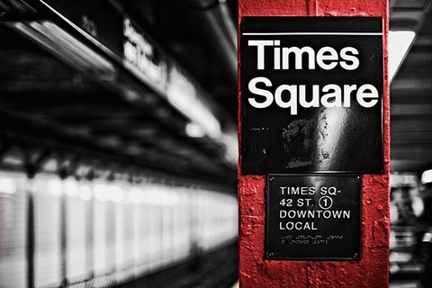 Framed Times Square Print