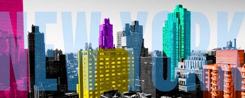 Framed Neon NYC Print