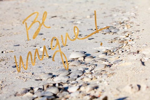 Framed Be Unique Print