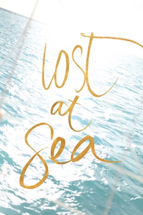 Framed Lost at Sea Print