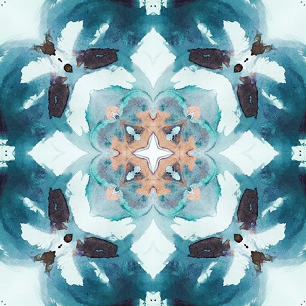 Framed Kaleidoscope I Print