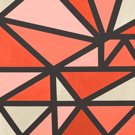 Framed Mindful Peachy II Print