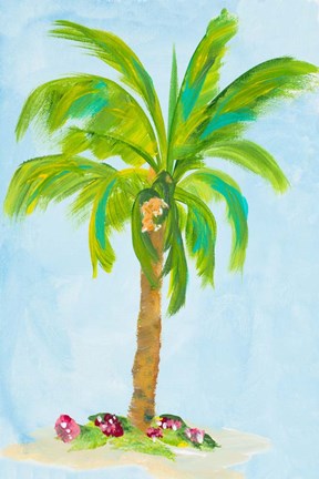 Framed Palm Days I Print